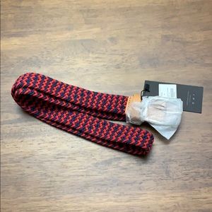 🌱3/$10 Navy and Red Woven Belt